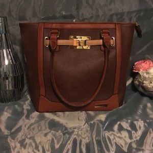 Adrienne Vittadini brown leather type purse